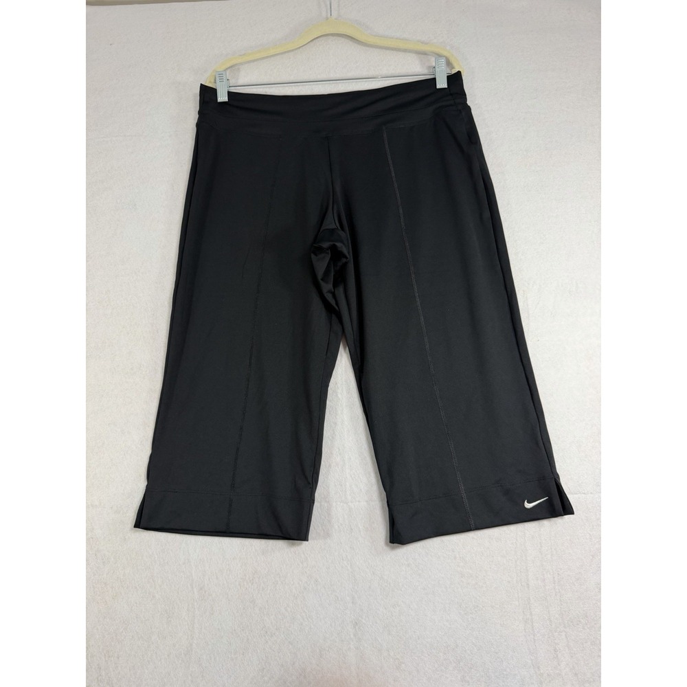 Nike athletic capri/crop pants, Black, Women's Size Large